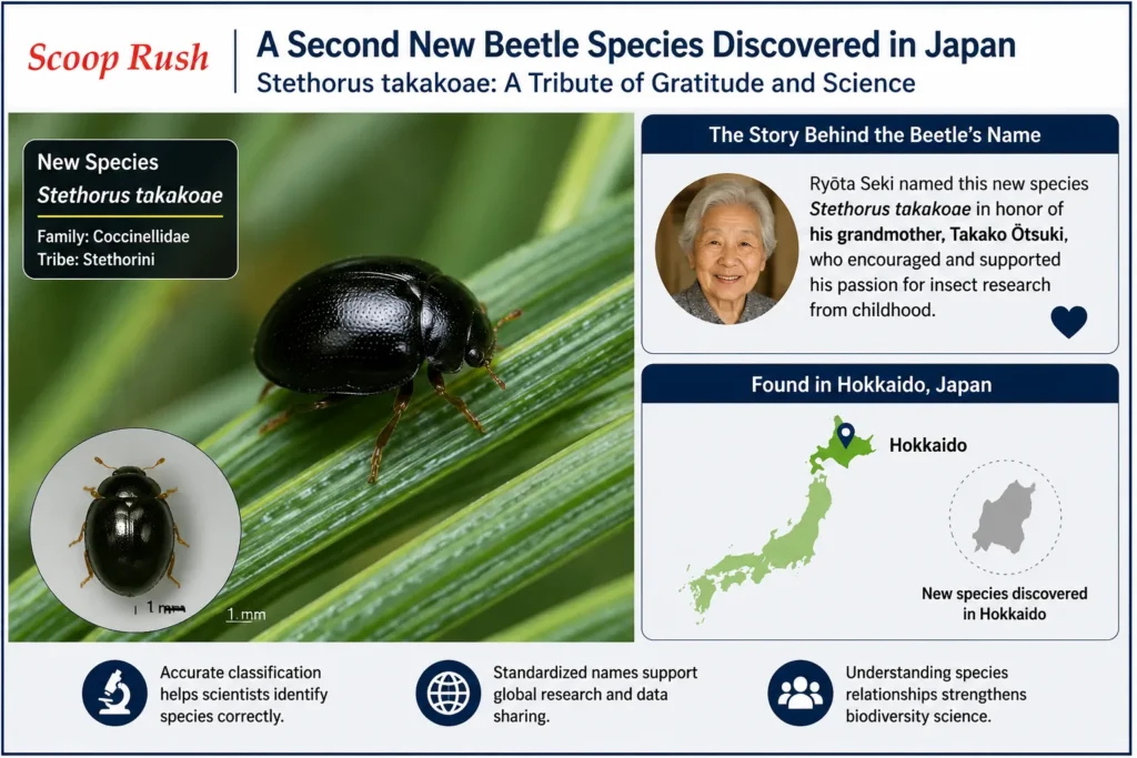 A Second New Beetle Species Discovered in Japan
