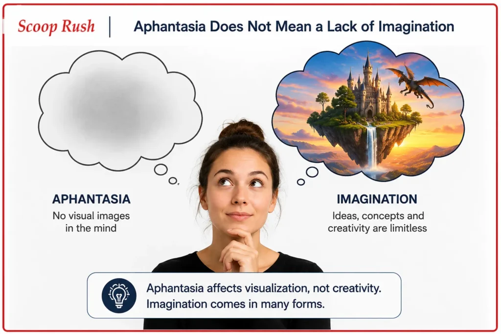 Aphantasia Does Not Mean a Lack of Imagination