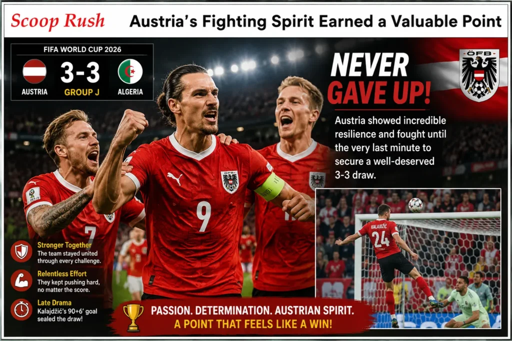 Austria's Fighting Spirit Earned a Valuable Point