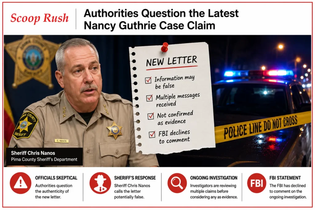 Authorities Question the Latest Nancy Guthrie Case Claim