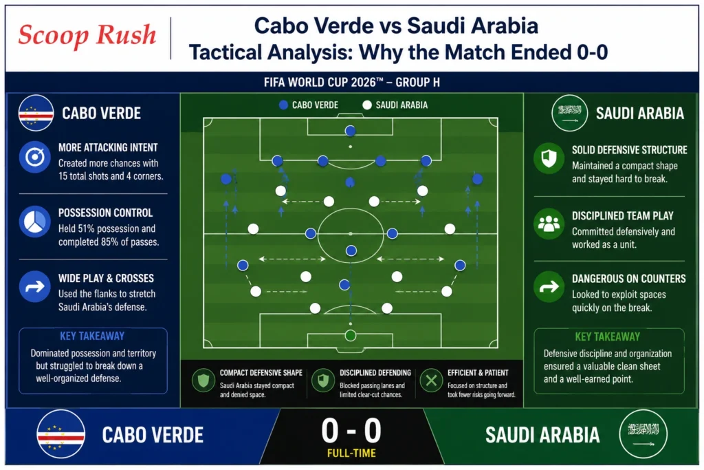 Cabo Verde vs Saudi Arabia Tactical Analysis: Why the Match Ended 0-0