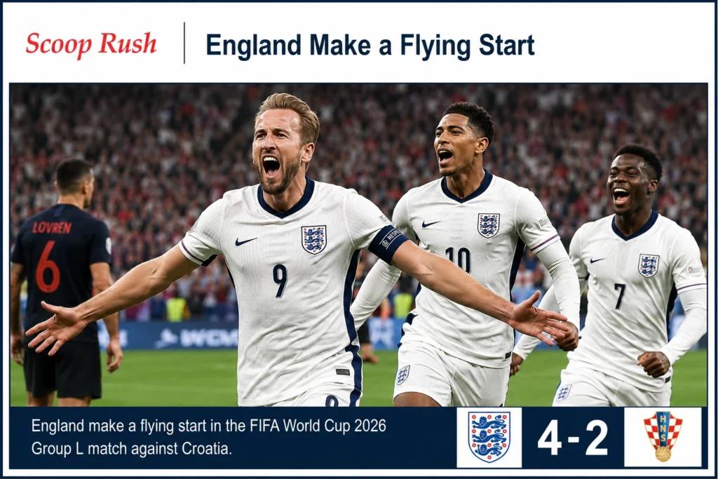 England Make a Flying Start
