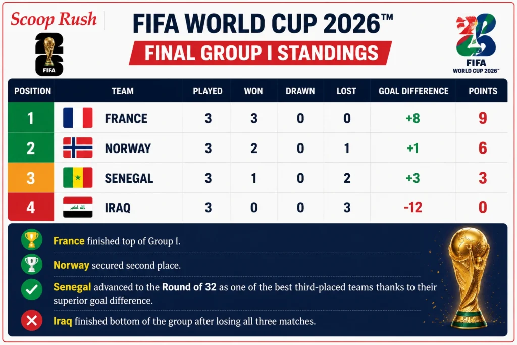 Final-Group-I-Standings