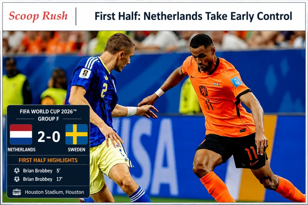 First Half: Netherlands Take Early Control
