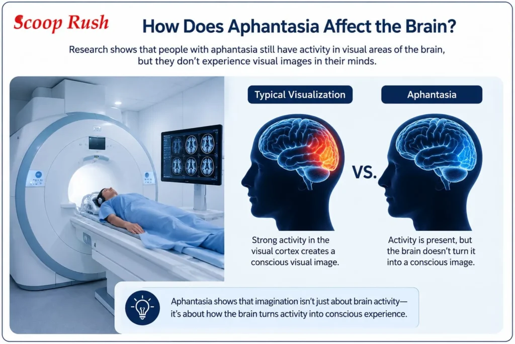 How Does Aphantasia Affect the Brain