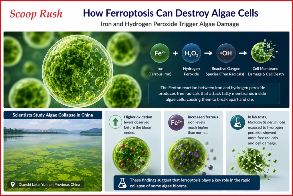 How Ferroptosis Can Destroy Algae Cells