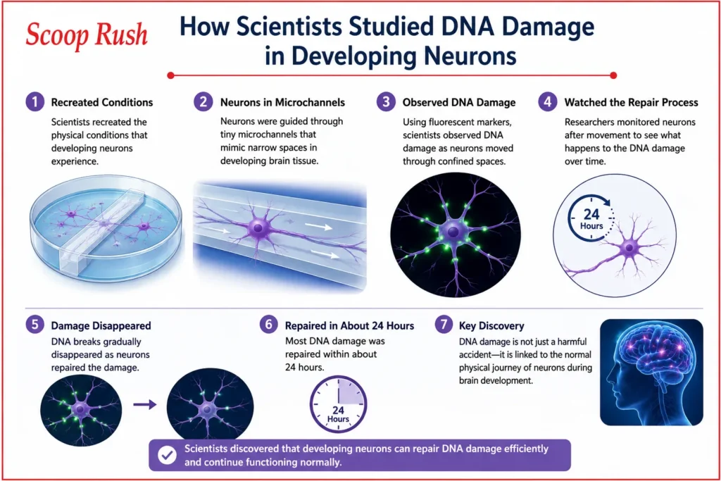 How Scientists Studied DNA Damage in Developing Neurons
