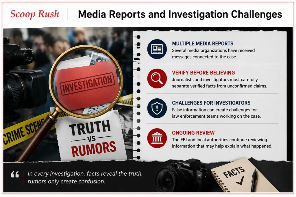 Media Reports and Investigation Challenges