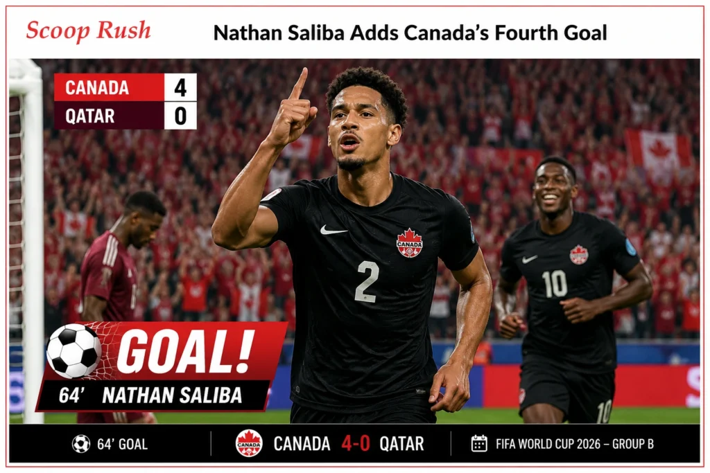Nathan Saliba Adds Canada's Fourth Goal