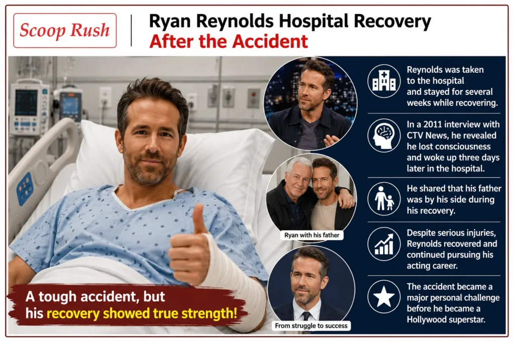 Ryan Reynolds Hospital Recovery After the Accident