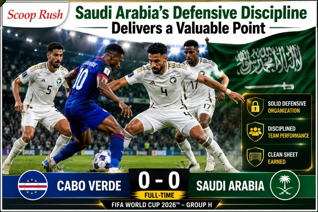 Saudi Arabia's Defensive Discipline Delivers a Valuable Point