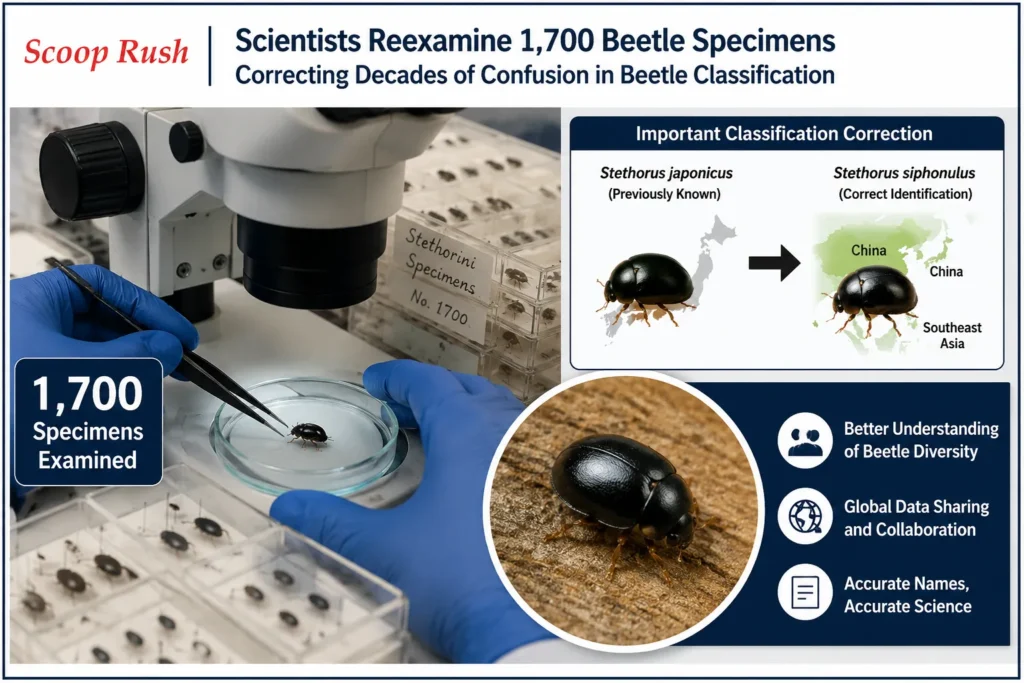 Scientists Reexamine 1,700 Beetle Specimens
