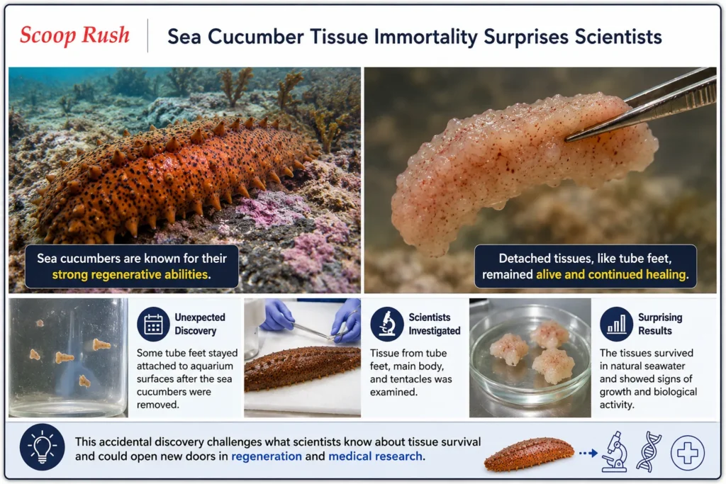Sea Cucumber Tissue Immortality Surprises Scientists
