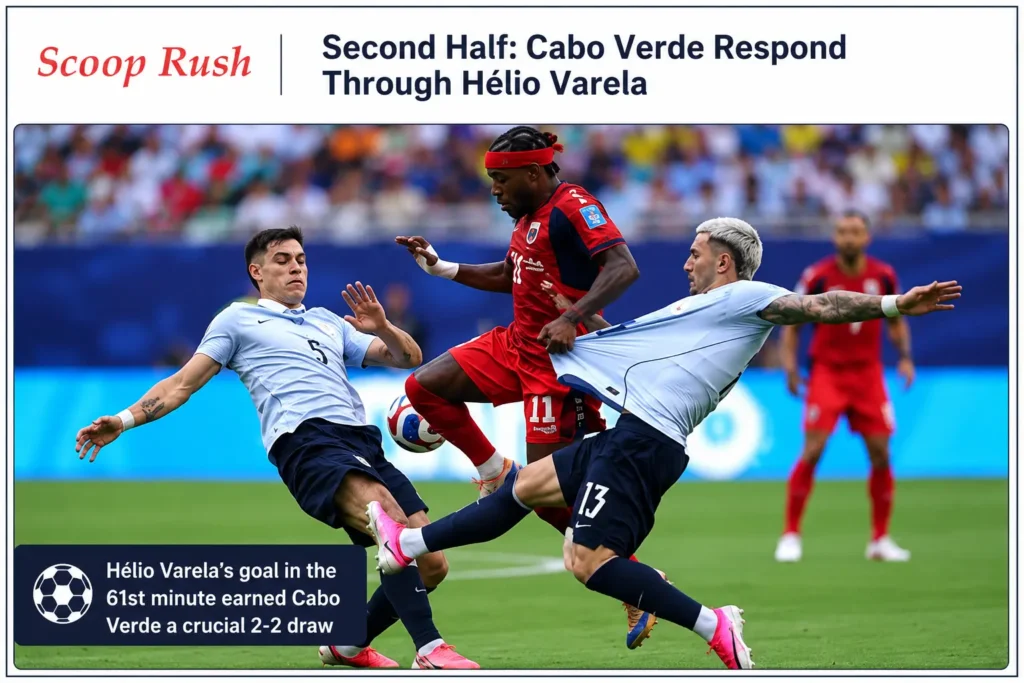 Second Half: Cabo Verde Respond Through Hélio Varela