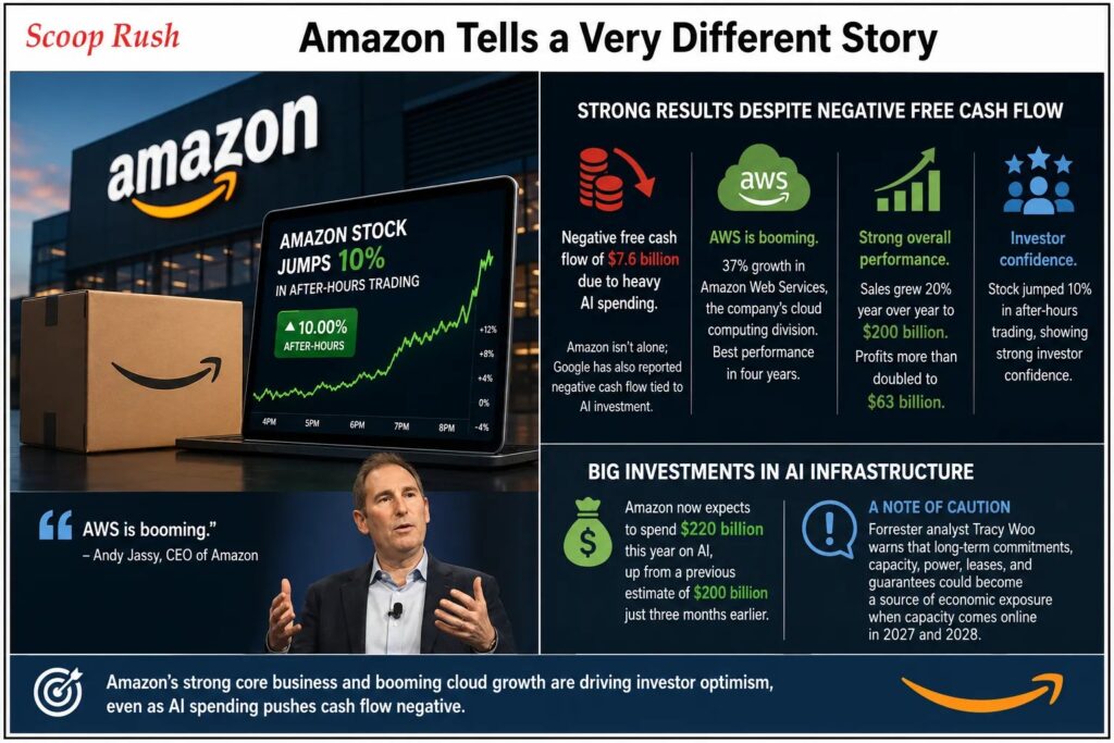 Amazon Tells a Very Different Story