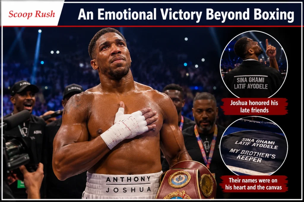 An Emotional Victory Beyond Boxing