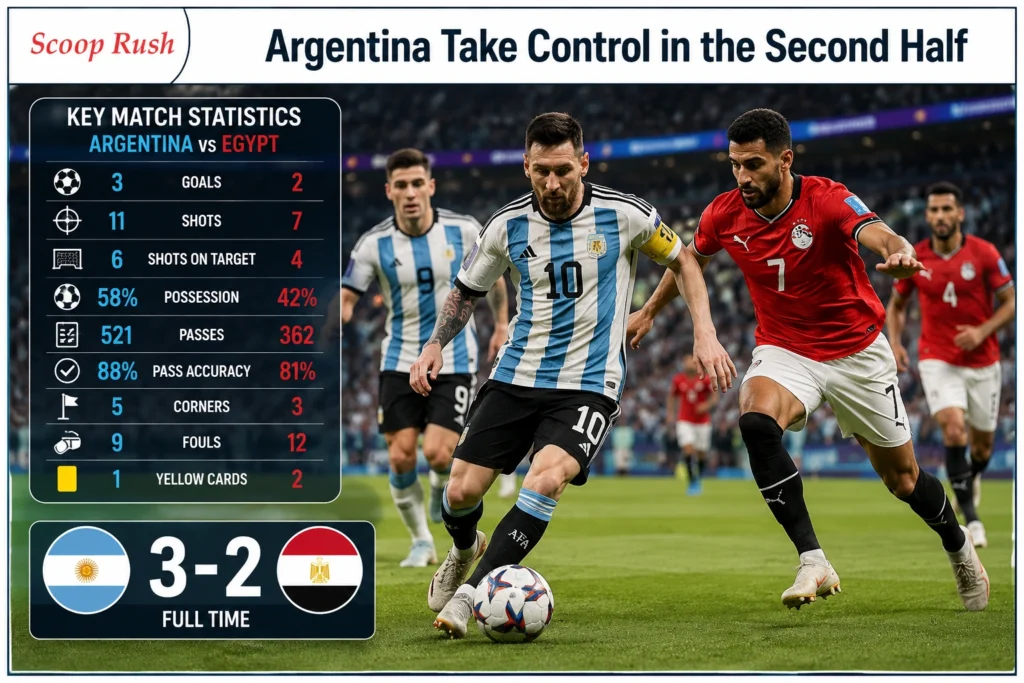 Argentina Take Control in the Second Half
