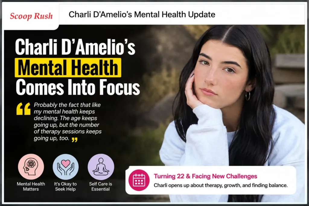 Charli D'Amelio's Mental Health Comes Into Focus