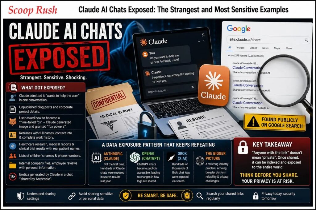 Claude AI Chats Exposed: The Strangest and Most Sensitive Examples