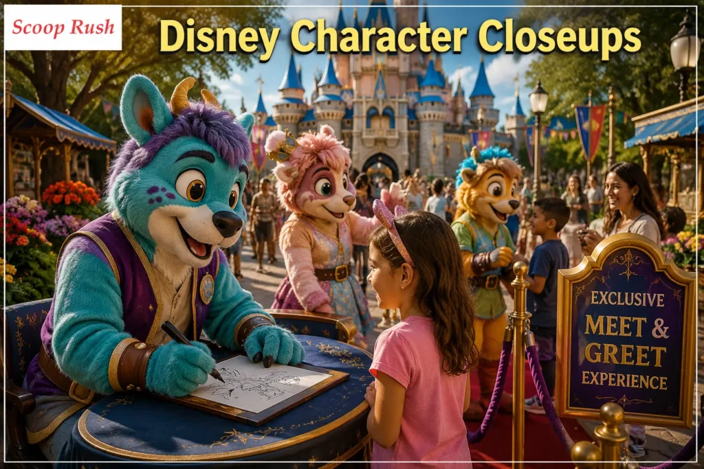 Disney Character Closeups Bring Exclusive Meet-and-Greet Opportunities