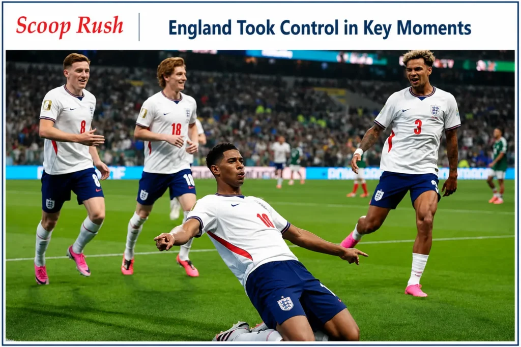 England Took Control in Key Moments