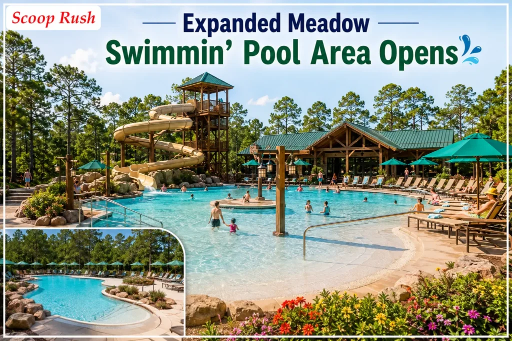 Expanded Meadow Swimming' Pool Area Opens