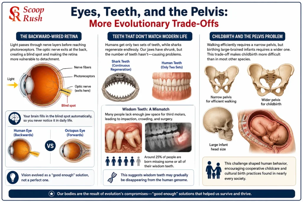 Eyes, Teeth, and the Pelvis: More Evolutionary Trade-Offs