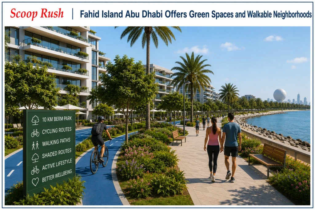 Fahid-Island-Abu-Dhabi-offers-green-spaces-and-walkable-neighborhoods