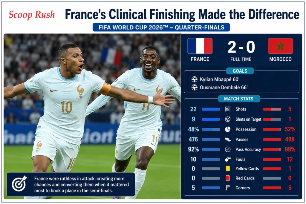 France's Clinical Finishing Made the Difference