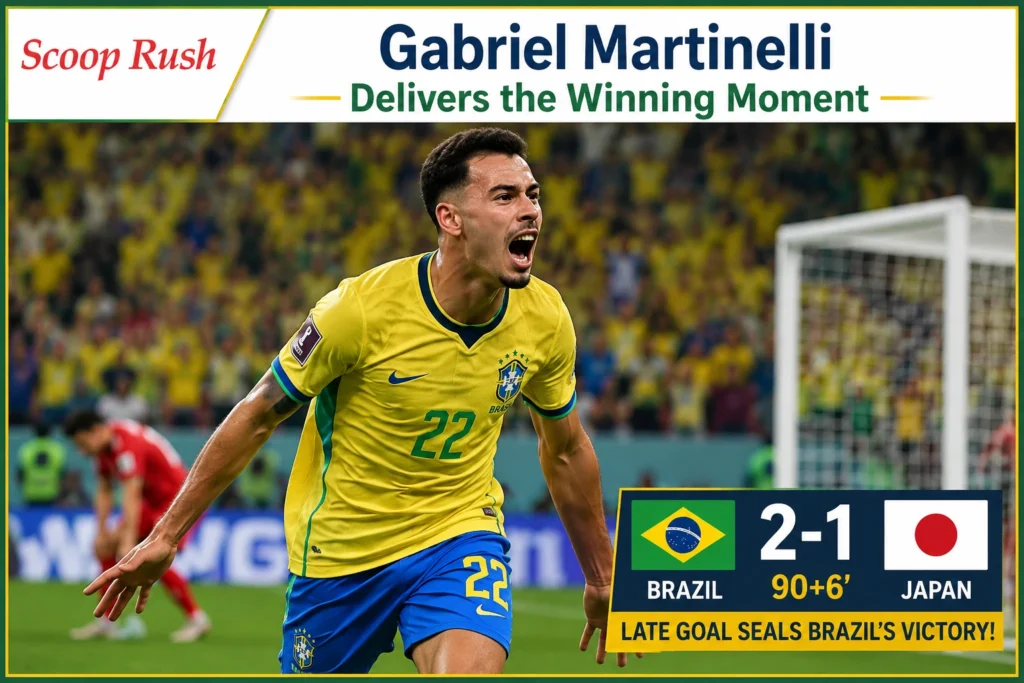 Gabriel Martinelli Delivers the Winning Moment