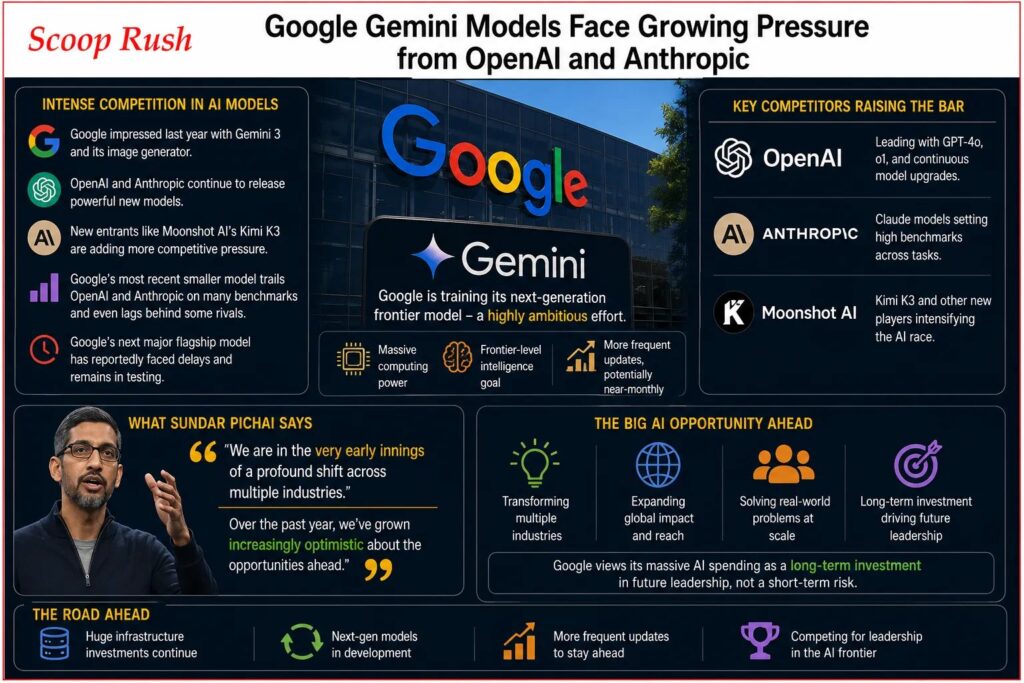 Google Gemini Models Face Growing Pressure from OpenAI and Anthropic