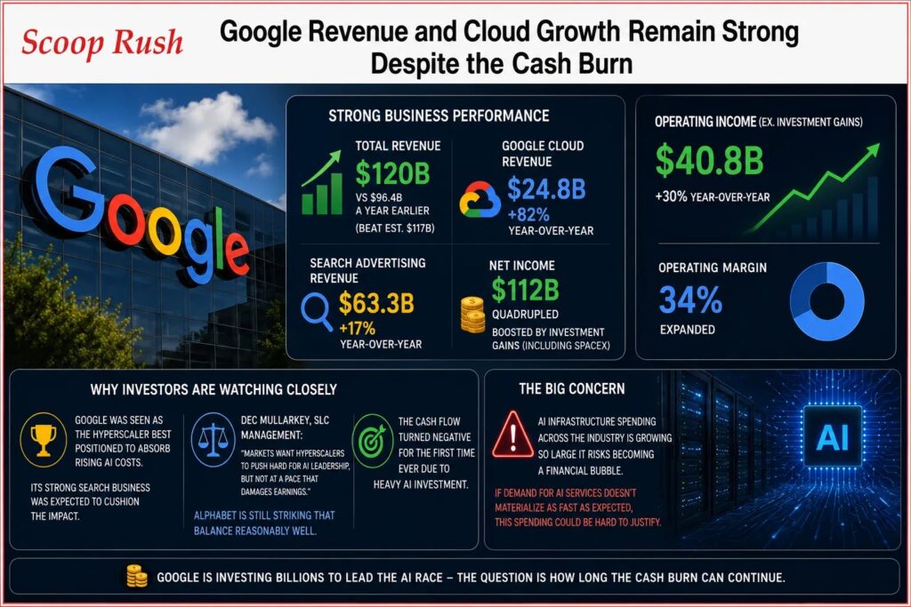 Google Revenue and Cloud Growth Remain Strong Despite the Cash Burn