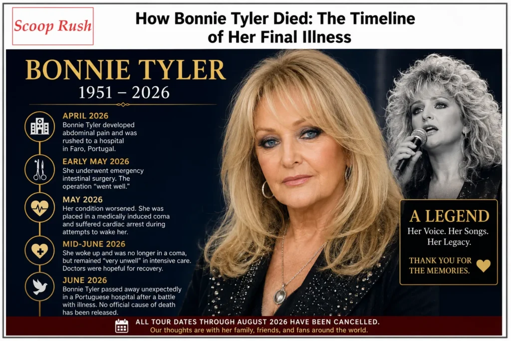 How Bonnie Tyler Died: The Timeline of Her Final Illness

