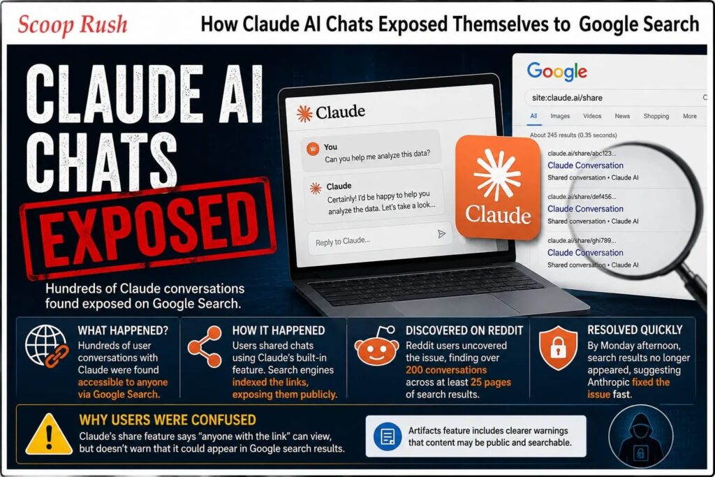 How Claude AI Chats Exposed Themselves to Google Search
