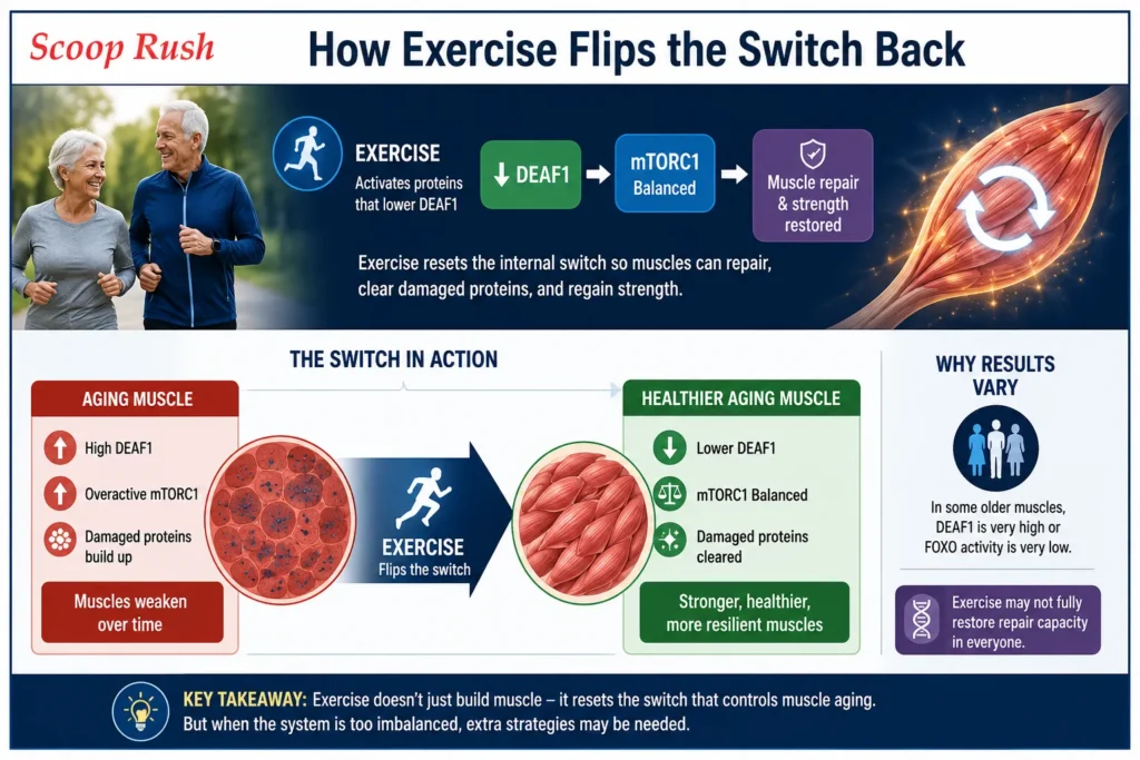 How Exercise Flips the Switch Back
