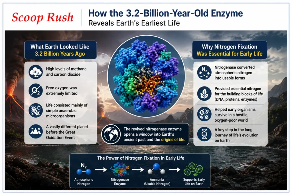 How the 3.2-Billion-Year-Old Enzyme Reveals Earth's Earliest Life