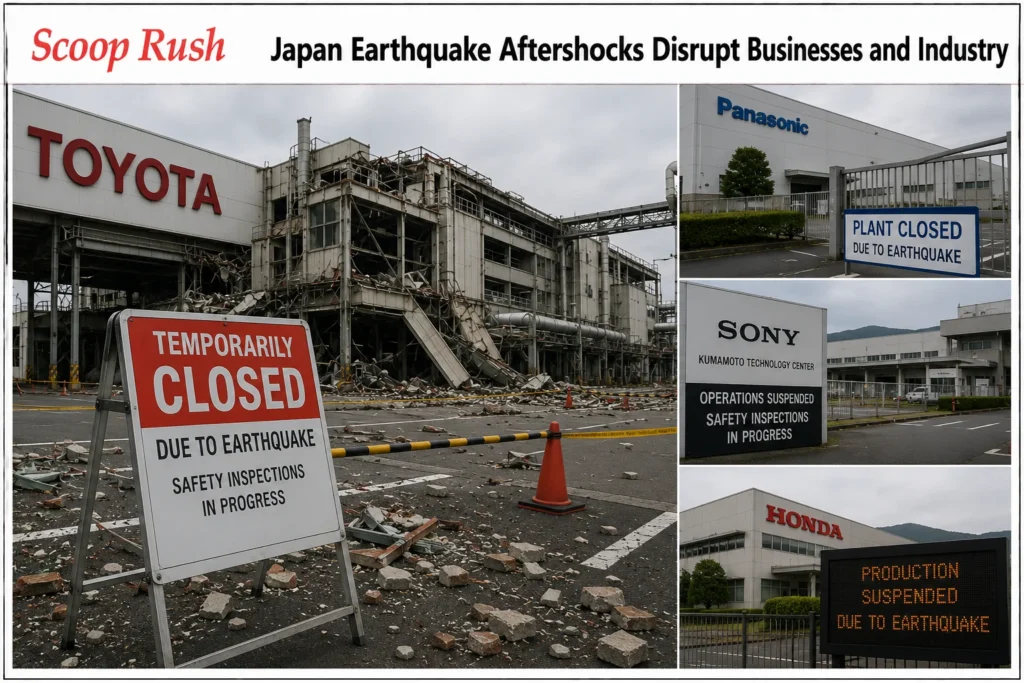 Japan-Earthquake-Aftershocks-Disrupt-Businesses-and-Industry