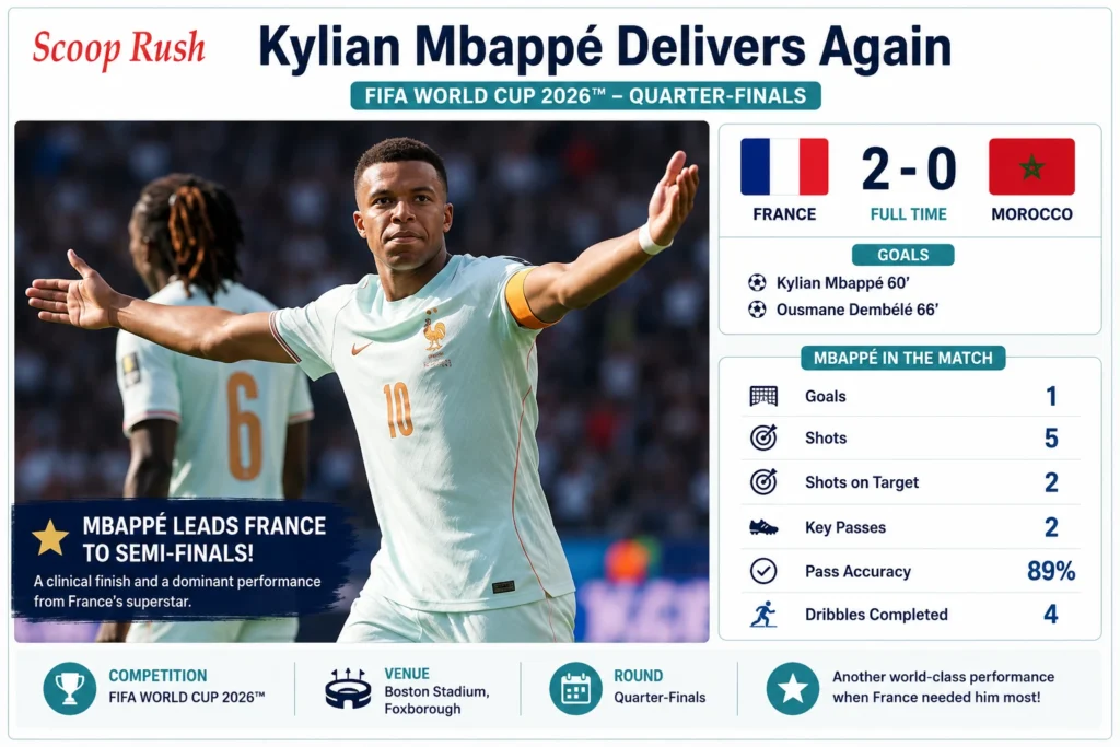 Kylian Mbappé Delivers Again