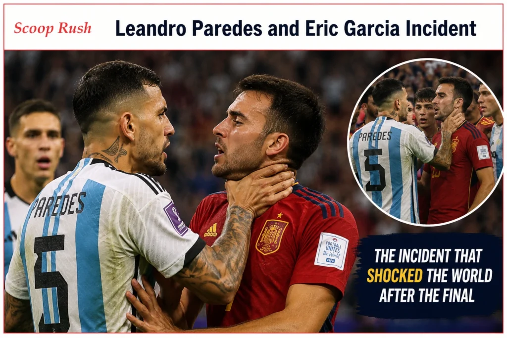 Leandro Paredes and Eric Garcia Incident