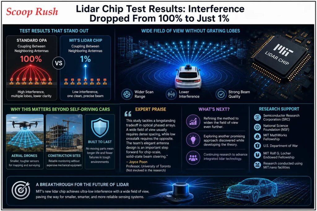 Lidar Chip Test Results: Interference Dropped From 100% to Just 1%