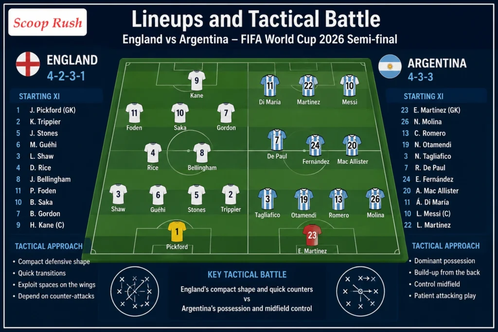 Lineups and Tactical Battle