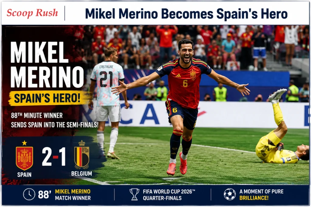 Mikel Merino Becomes Spain's Hero