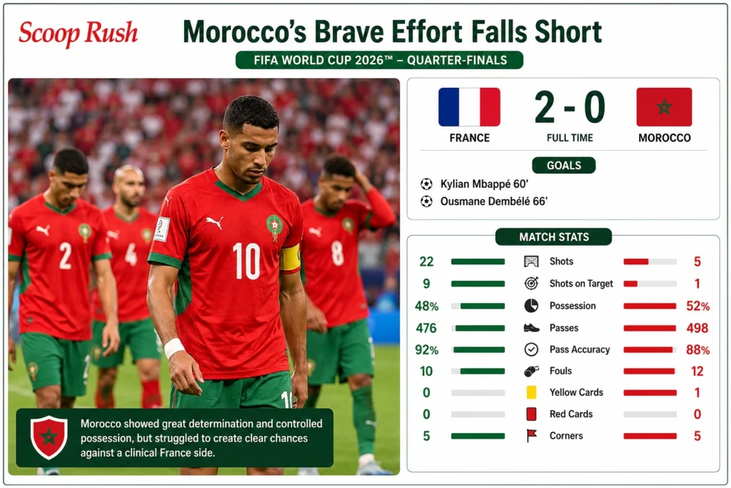 Morocco's Brave Effort Falls Short