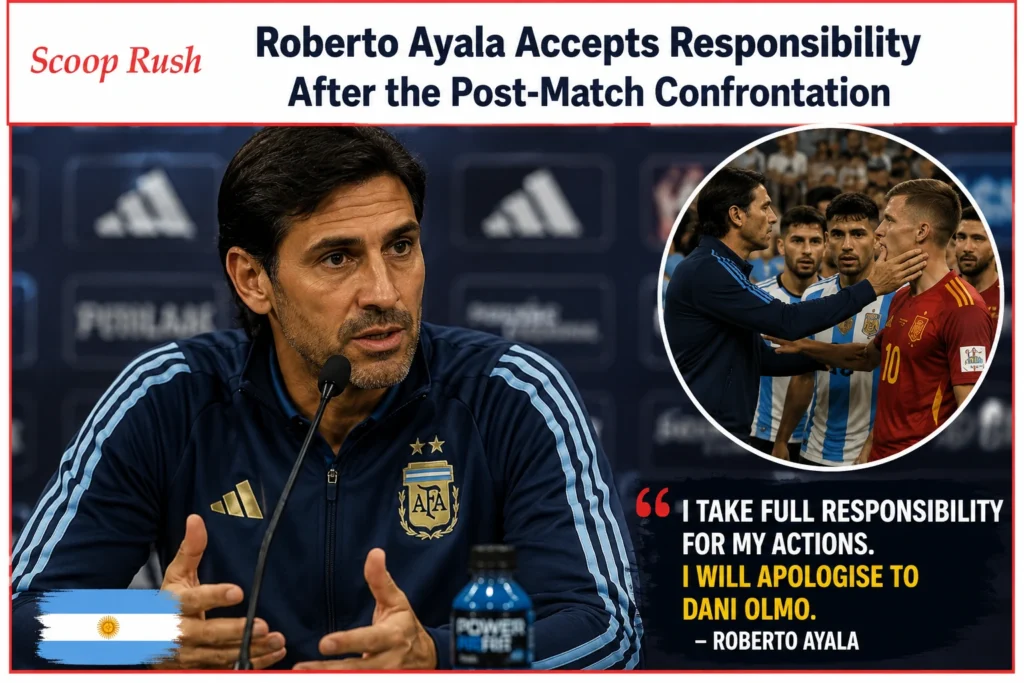 Roberto Ayala Accepts Responsibility After the Post-Match Confrontation