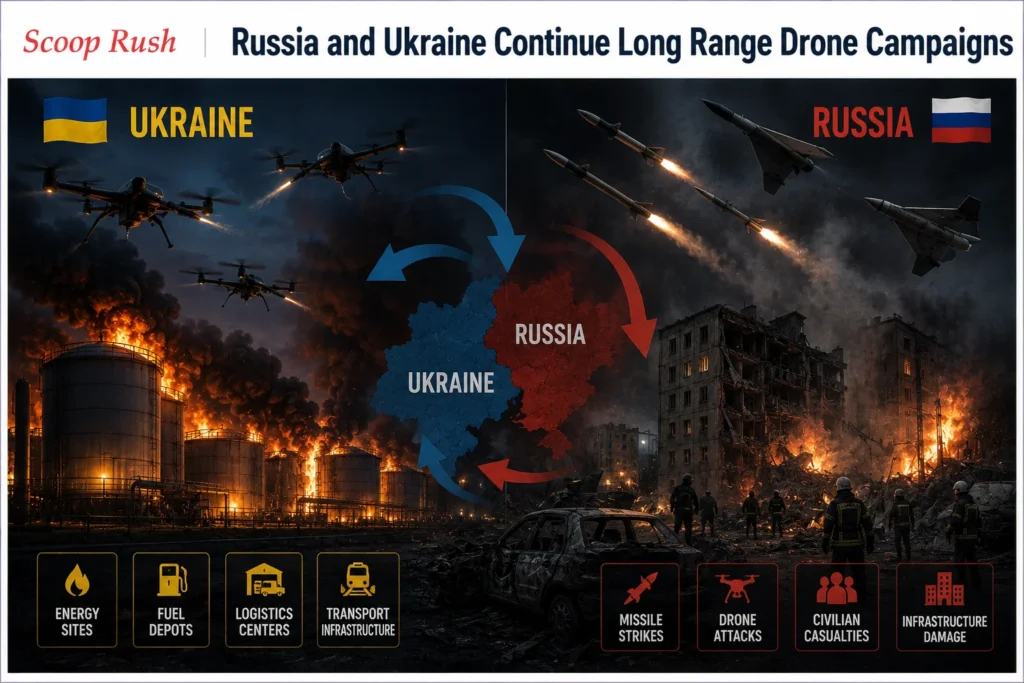 Russia-and-Ukraine-Continue-Long-Range-Drone-Campaigns