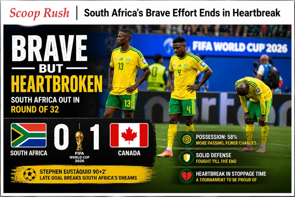 South Africa's Brave Effort Ends in Heartbreak