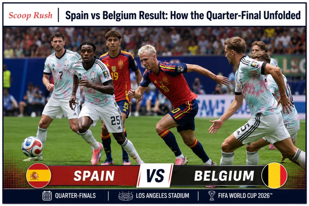 Spain vs Belgium Result: How the Quarter-Final Unfolded