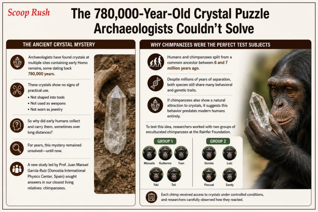 The 780,000-Year-Old Crystal Puzzle Archaeologists Couldn't Solve