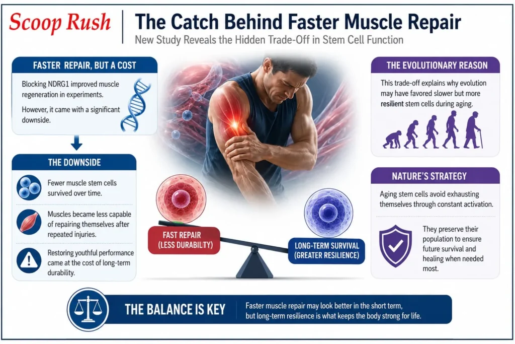 The Catch Behind Faster Muscle Repair
