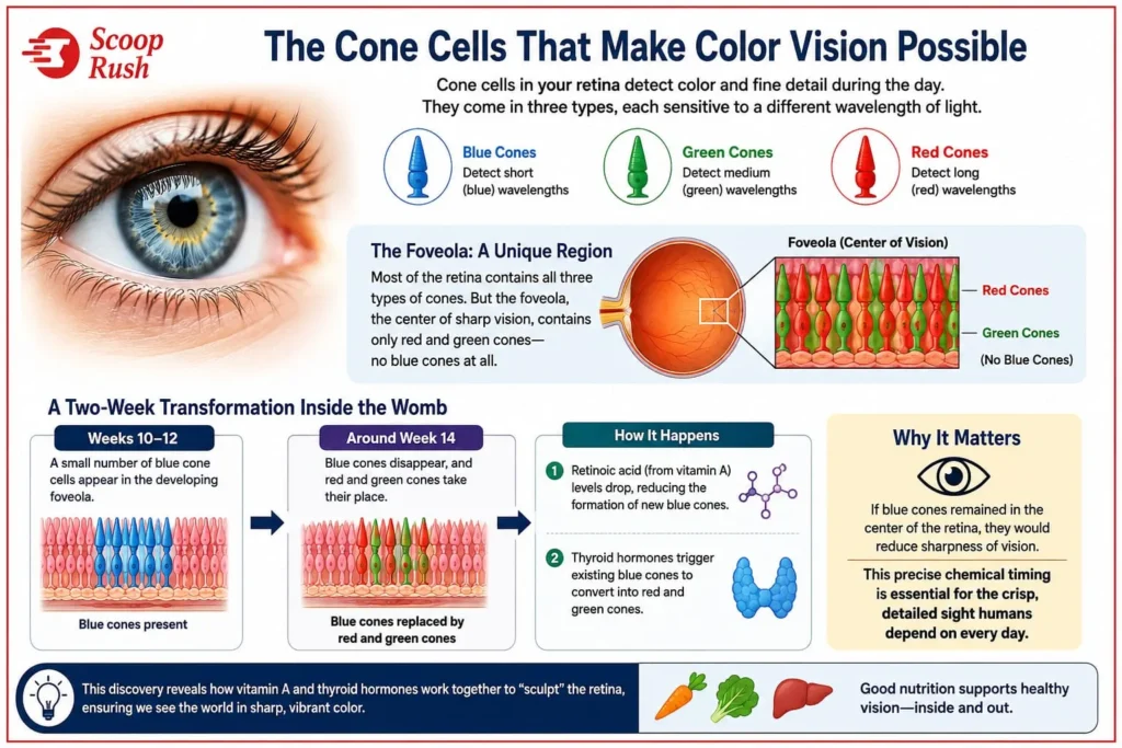The Cone Cells That Make Color Vision Possible